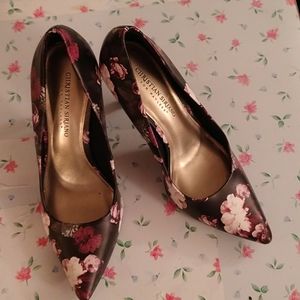 Black floral Christian siriano